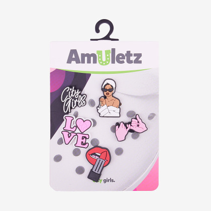 Amulety - ozdoby na topánky Amuletz Girls mix Coqui