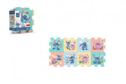 Penové puzzle Lilo & Stitch 32x32x1 cm 8 ks