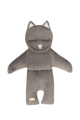 Podložka do kočíka minky Kitti Bomimi