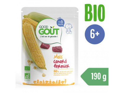 Good Gout BIO Kukurica s kačacím mäsom 190 g