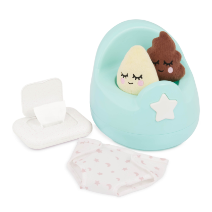 Nočník pre bábiky s doplnkami LullaBaby