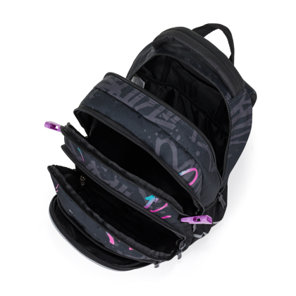 Študentský batoh Oxy Scooler Graffiti Pink OxyBag