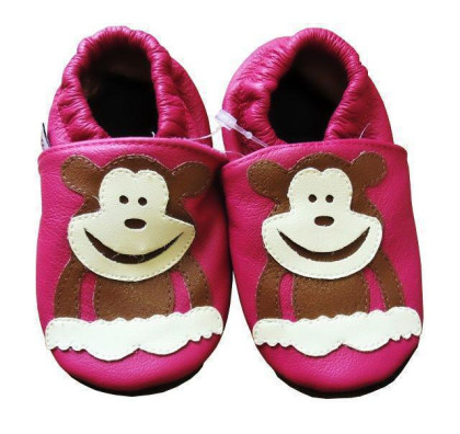 Kožené capáčky 2-3 roky (24/25) 16 cm Afelo