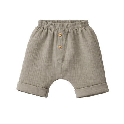 Dojčenská mušelínová košeľa s kraťasmi linen New Baby
