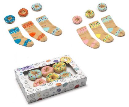 Gift Donuts ponožky 3 páry