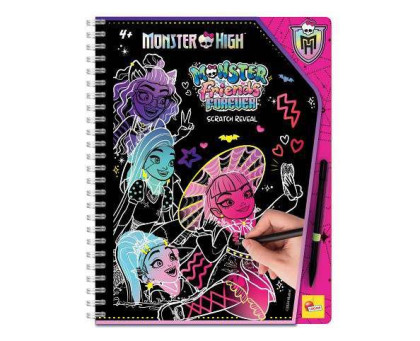 Vyškrabávacie omaľovánky Kamarátky navždy Monster High