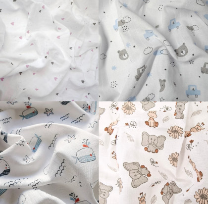 Bavlnená Plienka s potlačou 70 x 70 1 ks Prem