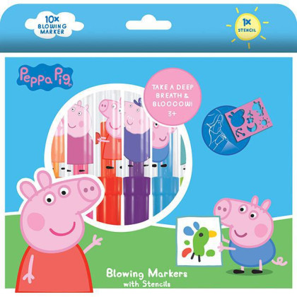 Fúkacie fixky 10+1 Prasiatko Peppa