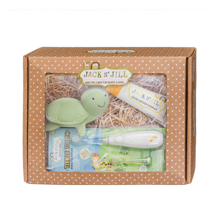 Darčekový set Jack N´ Jil Turtle Sonická zubná kefka pre deti