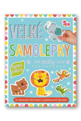 Veľké samolepky pre malé ruky Divoké zvieratá