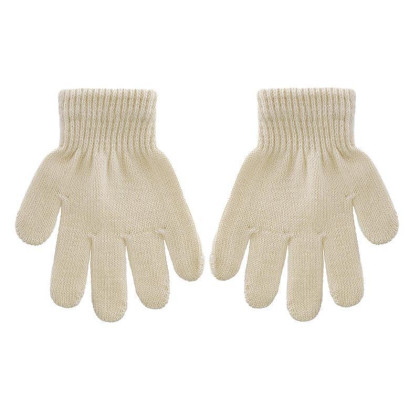 Detské pletené prstové rukavice 9 - 11 rokov