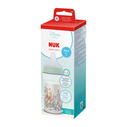 Fľaša s kontrolou teploty Perfect Match Disney 260 ml Nuk