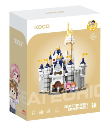 Stavebnica mini Rozprávkový hrad 1 274 ks Koco