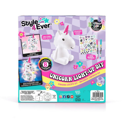 Style4Ever DIY Svietiaci jednorožec
