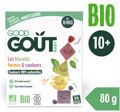 Good Gout BIO Sušienky farby & tvary 80 g