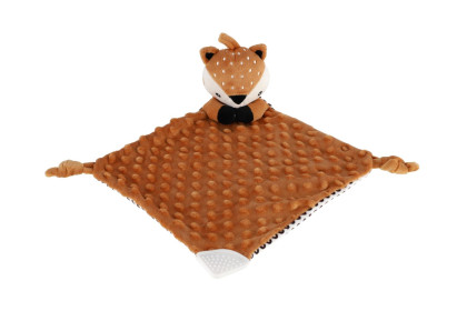 Zaspávač babyted hryzátko, hrkálka plyš 25x25 cm 0 m+
