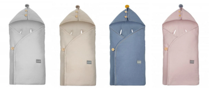 Ľahký mušelínový fusak/zavinovačka/deka do autosedačky Sleepee