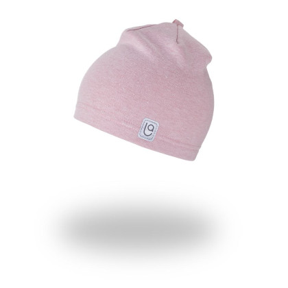 Čiapka hrejivá sv.ružový melír