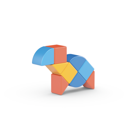 Geomag Magicube Shapes 9 dielikov