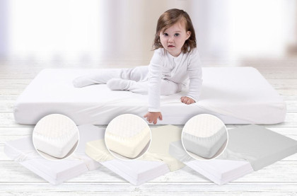Bavlnená prestieradlo s gumou 60 x 120 cm Babymatex