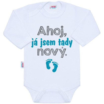 Body s potlačou New Baby Ahoj, ja som tu nový