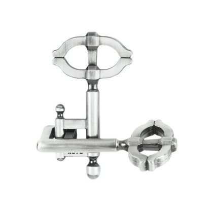 Mini Huzzle Cast - Key II strieborný