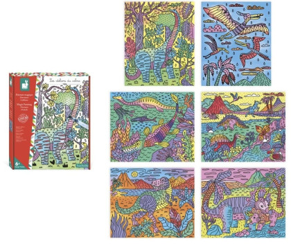 Sada maxi Maľovanie Dinosaurus Janod Atelier