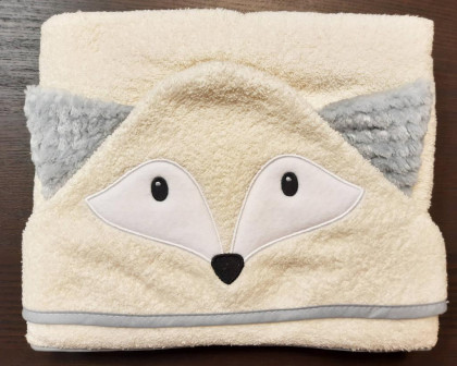 Detská osuška s kapucňou 120 x 100 cm