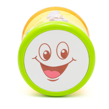 Obojstranný dynamický bubienok žltý Baby Mix