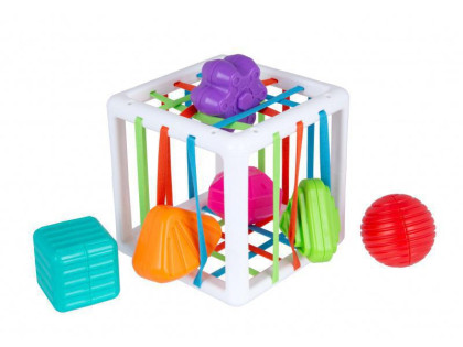 Mriežkovaná vkladačka s tvarmi Playgro