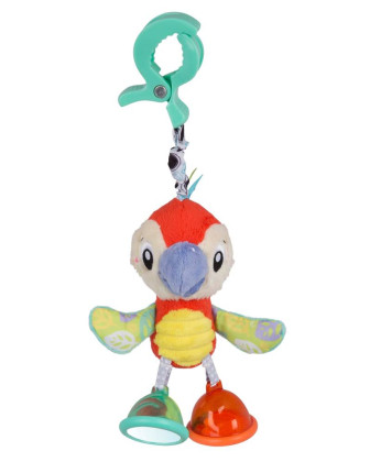 Závesný papagáj s klipom Playgro
