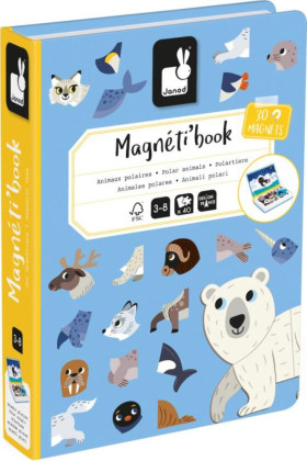 Magnetibook Polárne zvieratká Magnetická kniha Janod