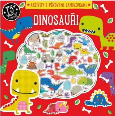 Dinosaury - aktivity s penovými samolepkami