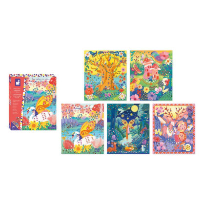 Maxi kreatívna sada Tvorenie s polymérovou hmotou Tajná záhrada Janod Atelier