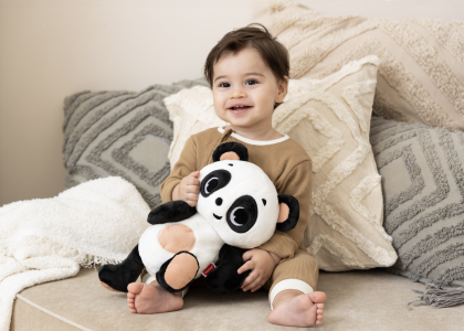 Zaspávač Panda Black & White Tiny Love