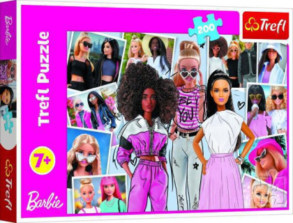 Puzzle Vo svete Barbie 200 dielikov