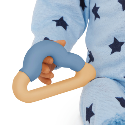 Overal pre bábiky modrý s doplnkami LullaBaby