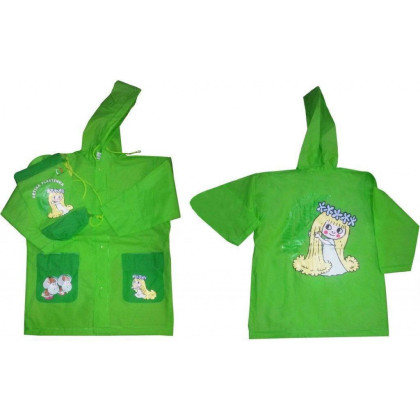 Pláštenka Víla Amálka Pidilidi PL04 zelená