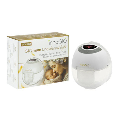Prenosná elektrická odsávačka materského mlieka GIOmum Line Discreet Light Single innoGIO