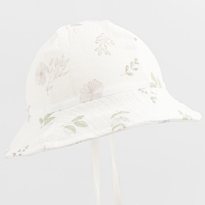 Dojčenský mušelínový klobúčik Zoe New Baby