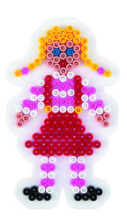 Podložka na zažehľovacie korálky Hama Holka MIDI