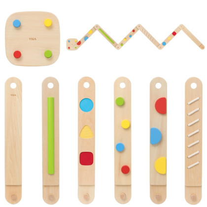 Drevená balansujúca cesta Viga