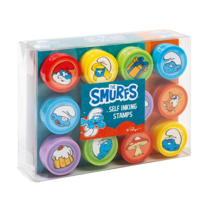 Šmolkové pečiatky 12 ks