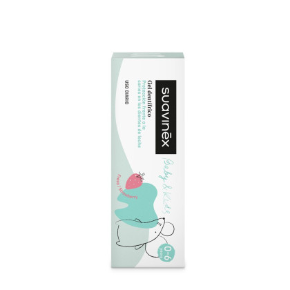 Detská zubná pasta Baby/Kids s jahodovou príchuťou - 50 ml Suavinex