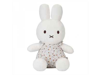 Zajačik Miffy textilné vintage kvietky 100 cm Little Dutch