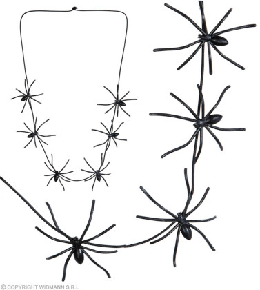 Náhrdelník s pavúkmi