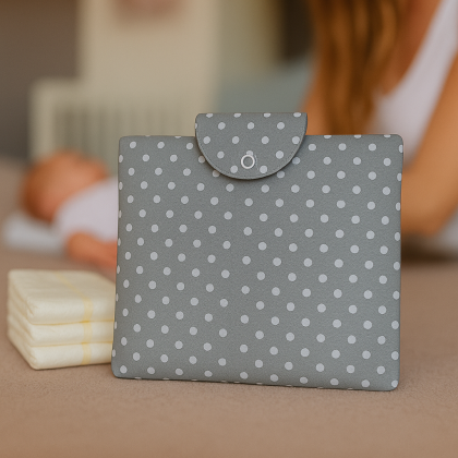 Plenkovník Babyservice Šedý - bodky