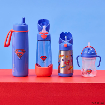Hrnček so slamkou 240 ml Superman B.Box