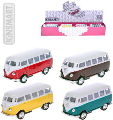 Volkswagen Classic autobus 1962 1:64 kov spätný chod