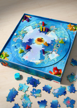 Hra a Puzzle 2v1 Morský vír od 6 rokov Haba